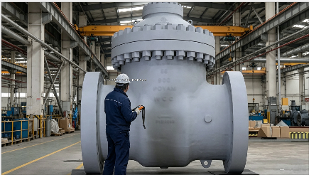 توريد صمامات بوابة مقاس 56 بوصة فئة 900 من شركة AMPO POYAM VALVES